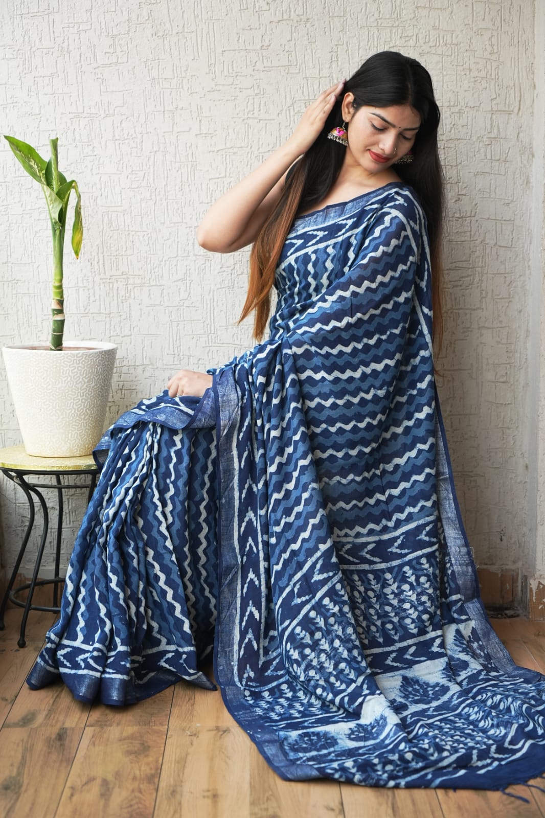 Linen Saree | Luxury Natural Dye Collection