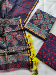 Women's Chanderi Suit | Premium Chanderi Silk Dress Material