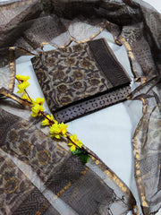 Women's Kota Doria Suit | Jaipur Hand Block Printed Dress Material