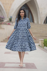 Blue Bloom Couple Combo dress
