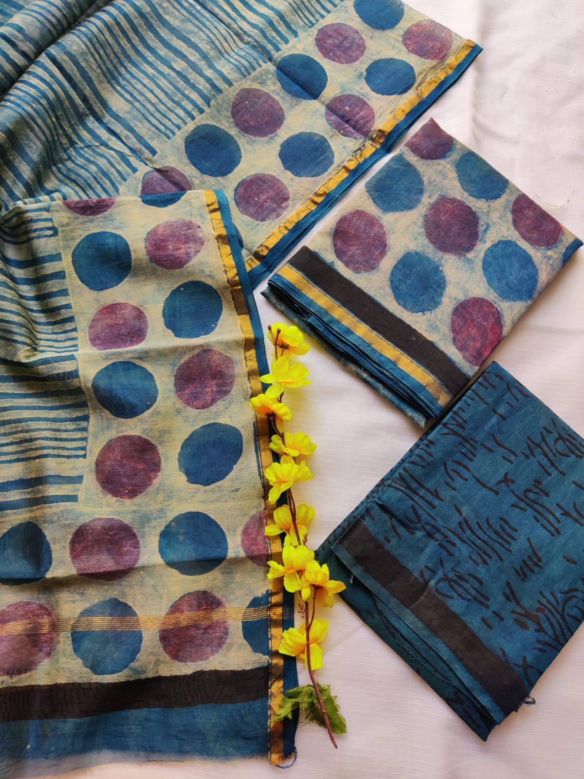 Women's Chanderi Suit | Traditional Indian Silk Suit Set