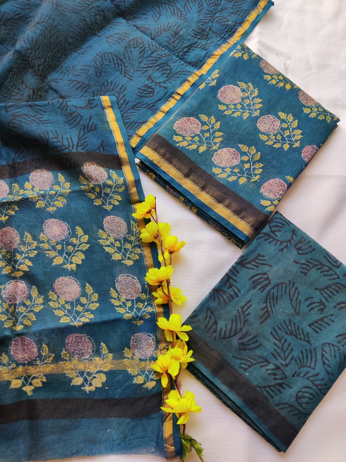 Women's Chanderi Suit | Premium Chanderi Silk with Cotton Bottom