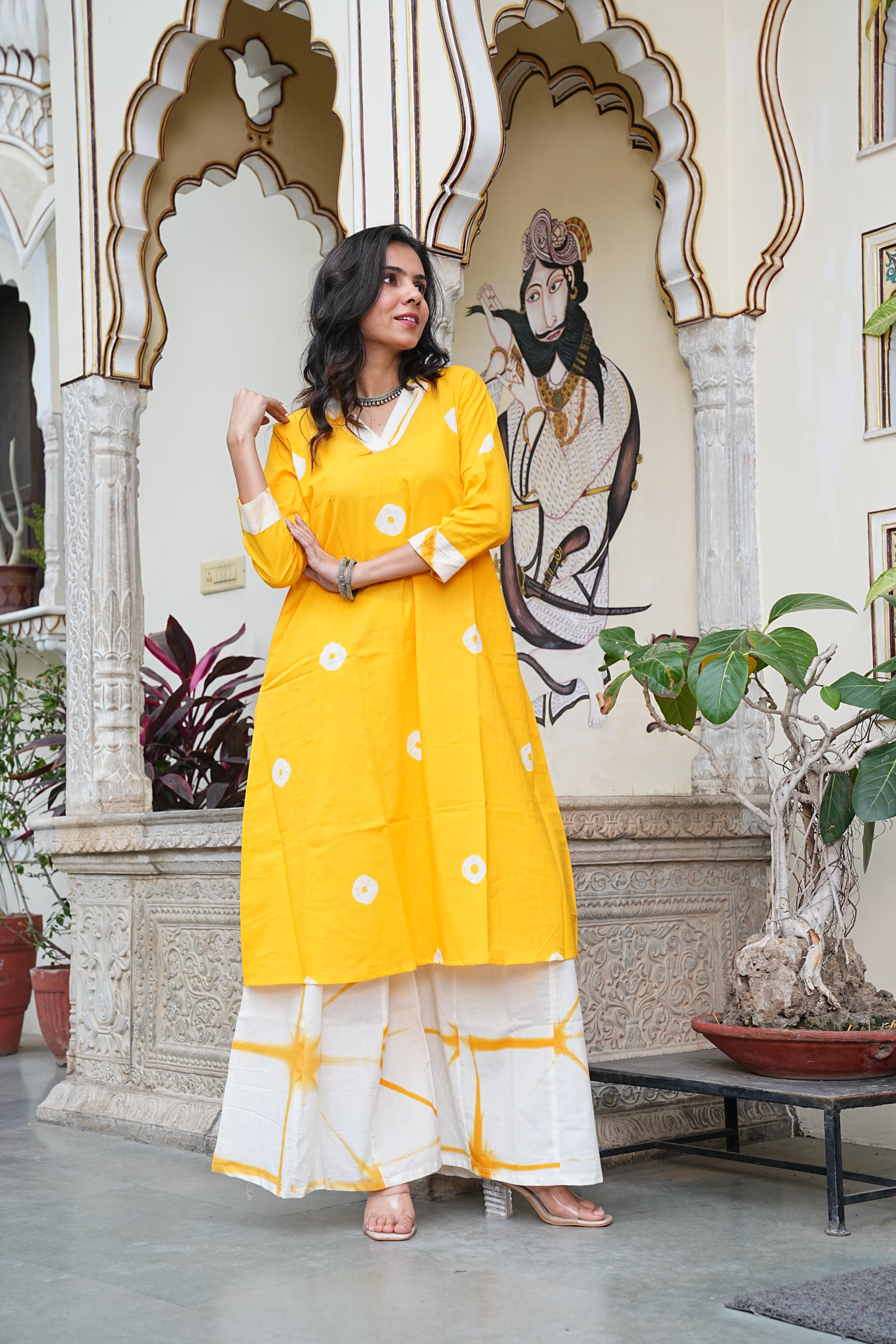 Women's Kurti Palazzo Set | Exclusive Hand Block Printed Collection