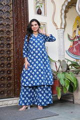 Women's Kurti Palazzo Set | Premium Kali Palazzo Collection