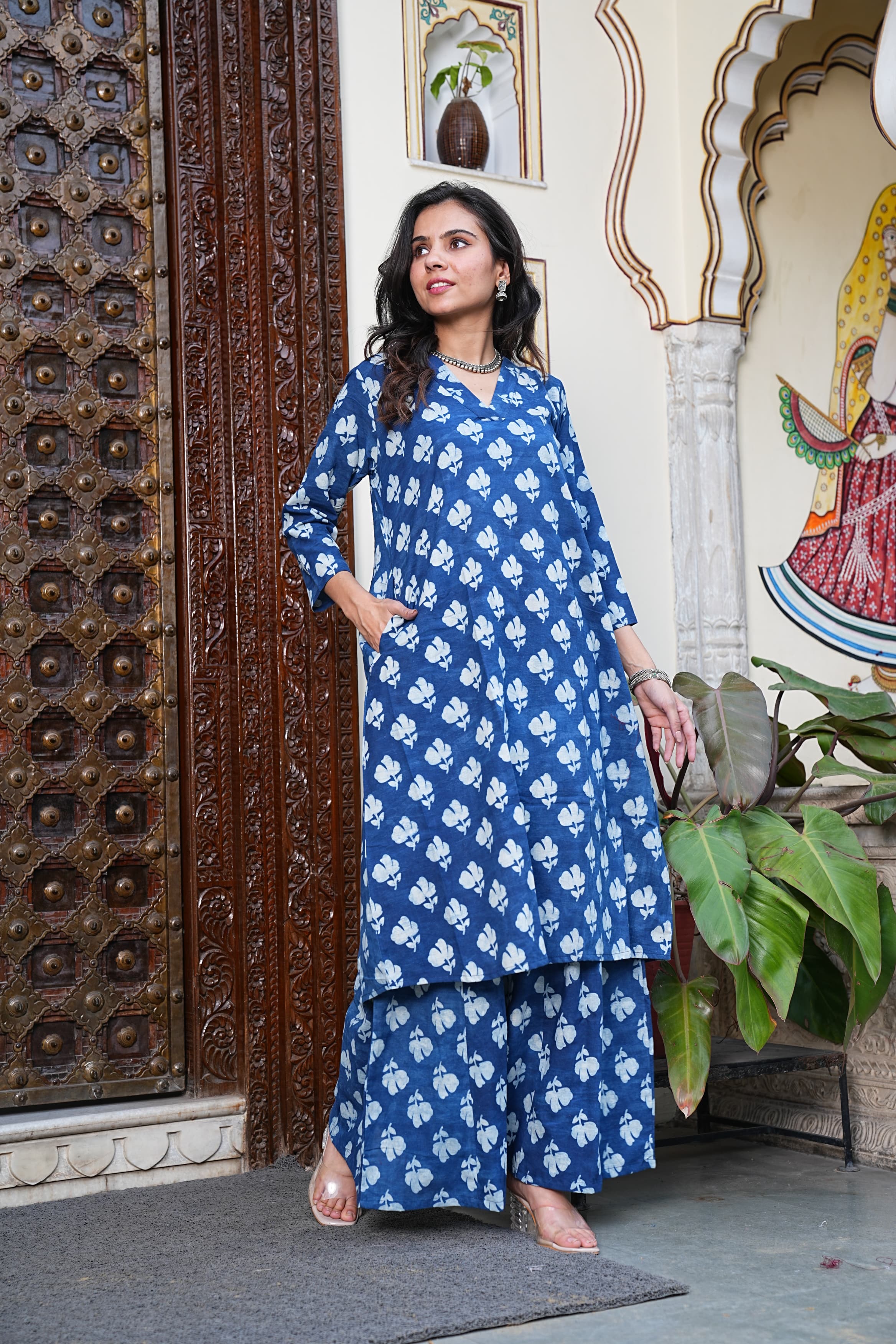 Women's Kurti Palazzo Set | Premium Kali Palazzo Collection