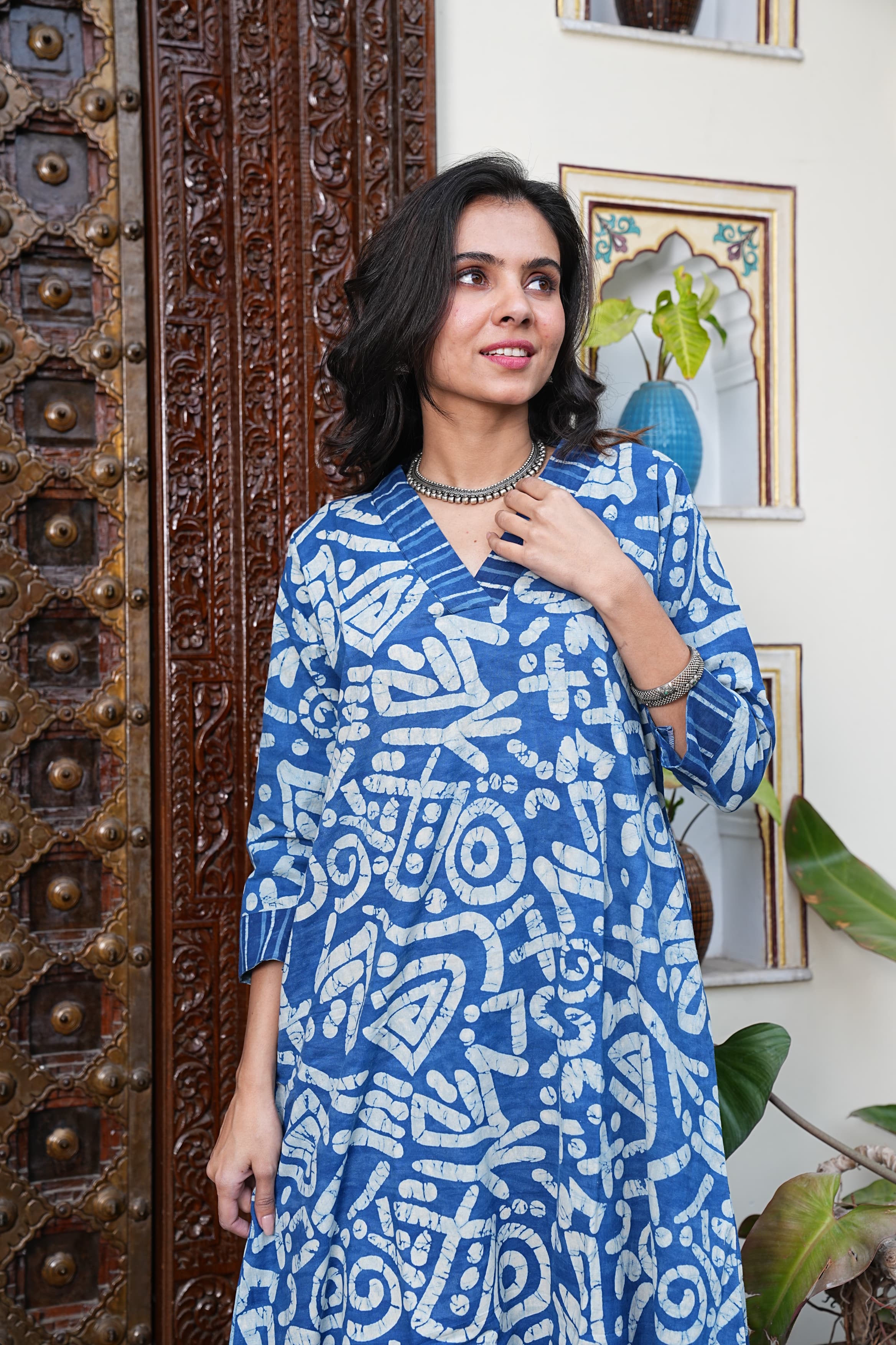 Women's Kurti Palazzo Set | Designer Bagru Print Collection