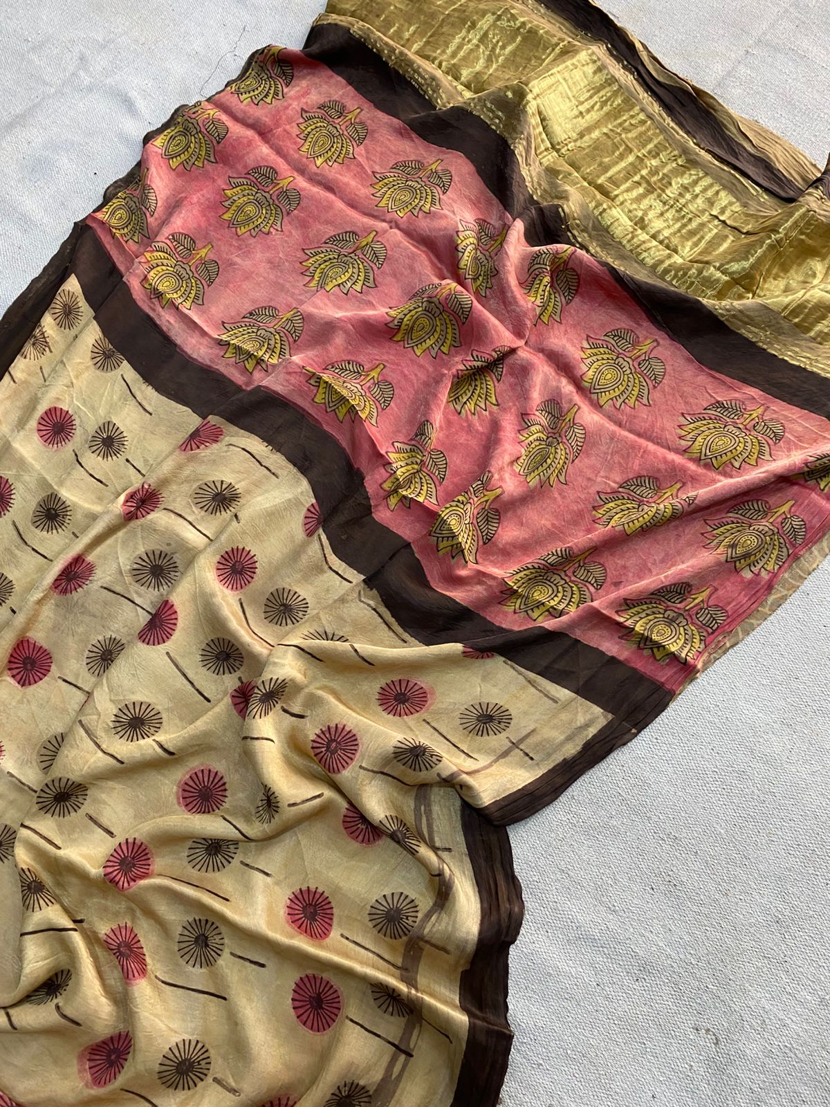 Pure Modal Gajji Silk Saree – Premium Designer Lagdi Patta Saree Collection