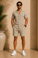 Authentic Handcrafted Cotton Co-Ord Set for Men