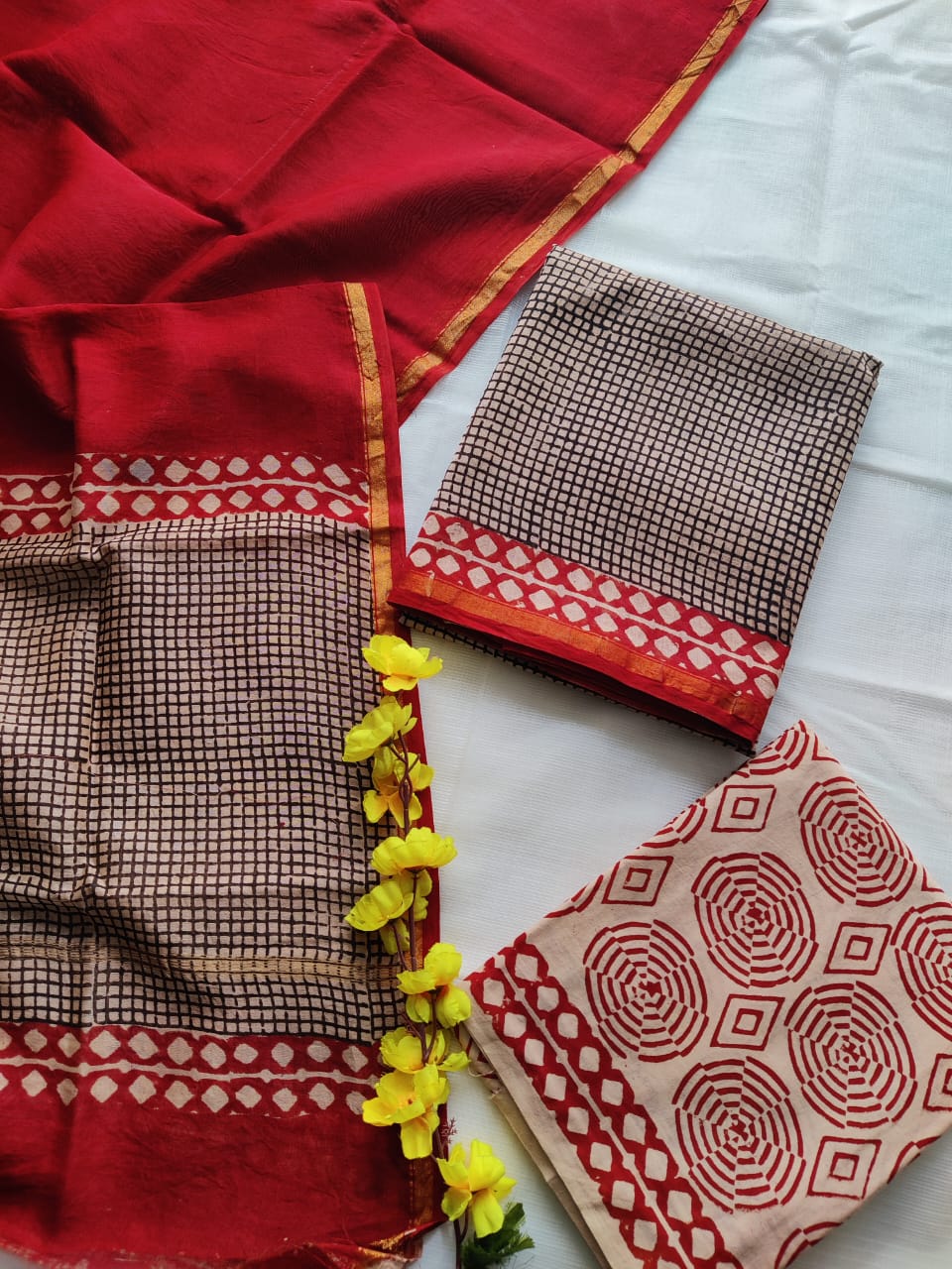 Women's Chanderi Suit | Handcrafted Designer Silk Suit