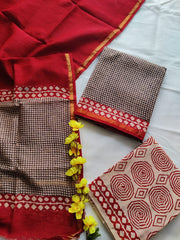 Women's Chanderi Suit | Handcrafted Designer Silk Suit