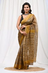 Artisan Crafted Chanderi Silk Saree