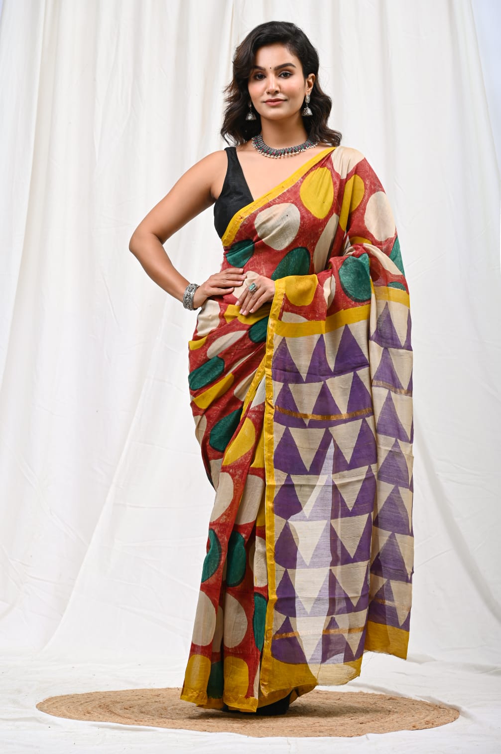 Pure  Chanderi Silk Saree
