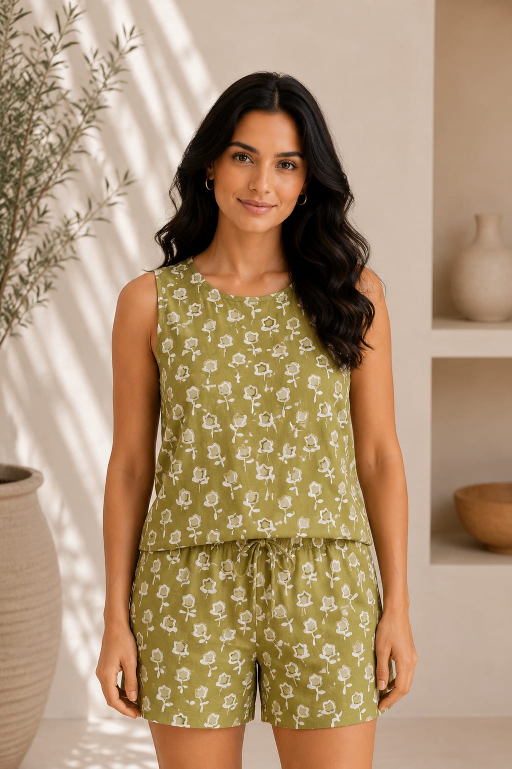 Jaipur Hand Block Printed Co-ord Set