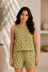 Jaipur Hand Block Printed Co-ord Set