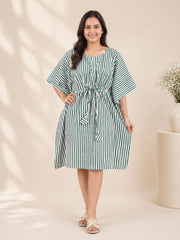 Women's Artisan Hand Block Printed Short Kaftan