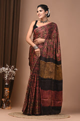 Royal Heritage Ajrakh Modal Silk Saree