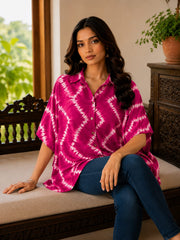Women's Premium Pure Cotton Short Kaftan Top