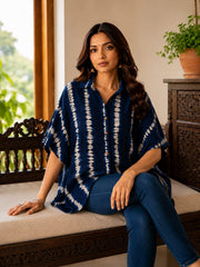 Women's Jaipur Hand Block Printed Shirt Kaftan Top