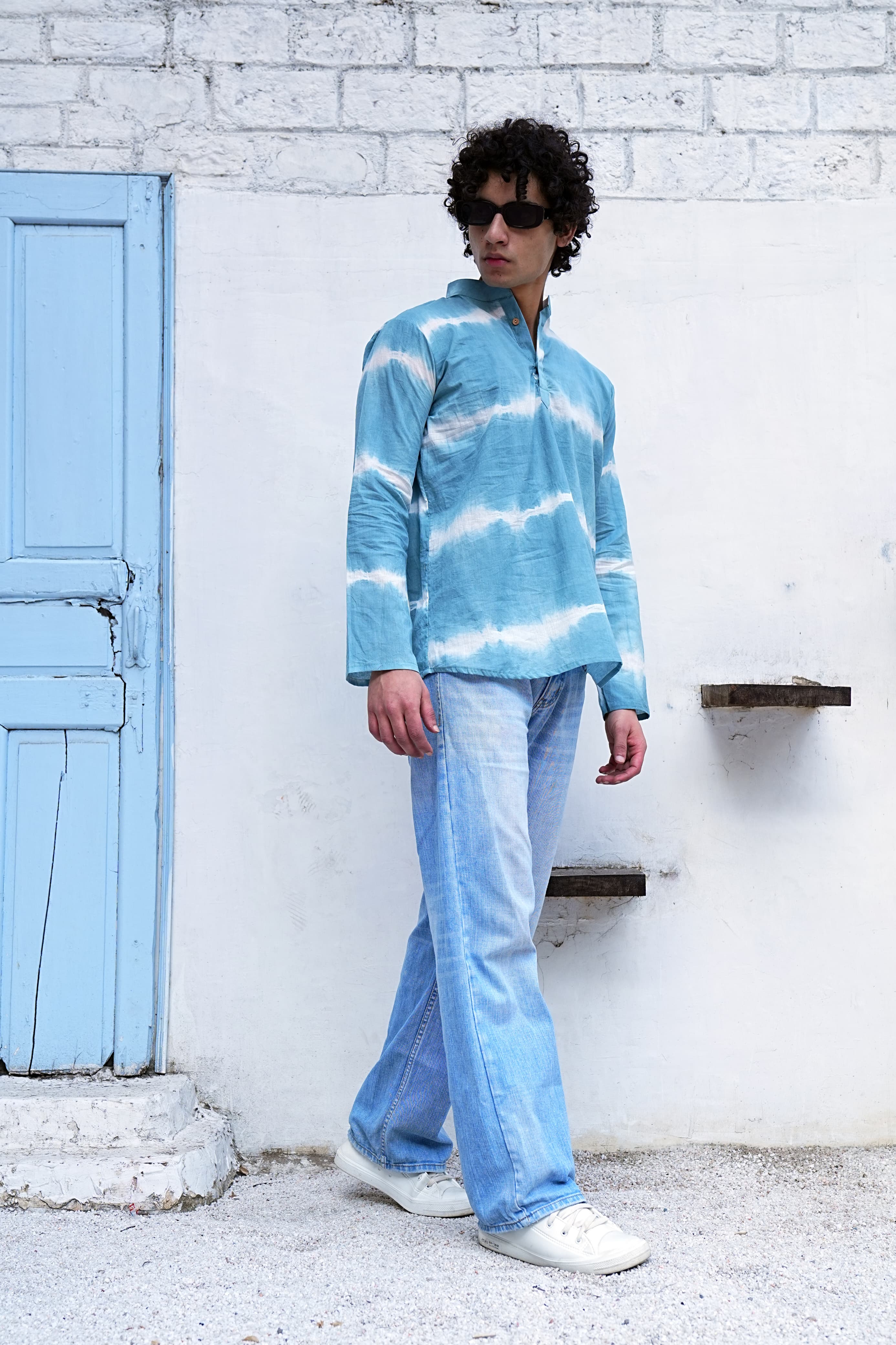 Stylish Pure Cotton Short Kurta for Men