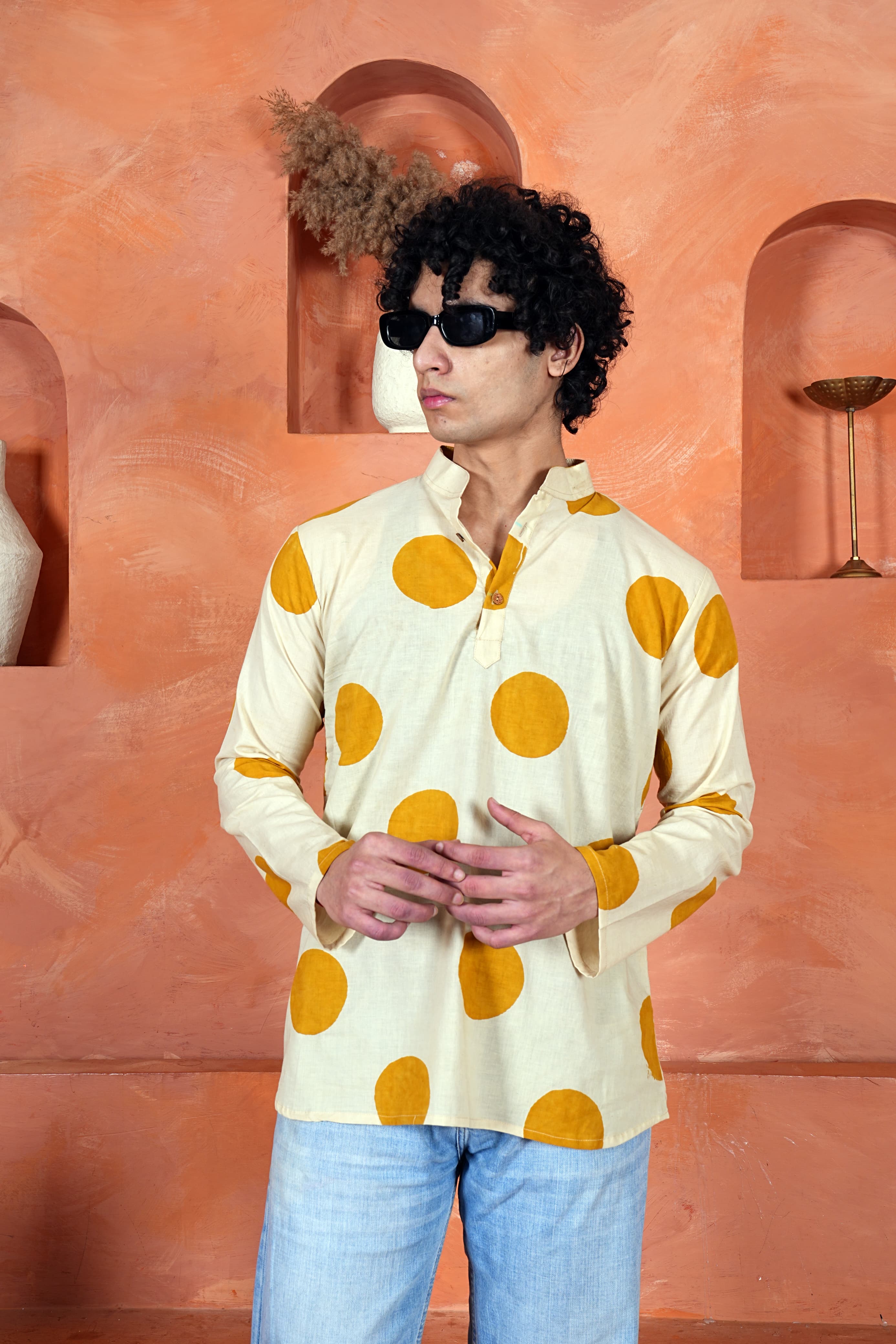Classic Cotton Hand Block Printed Short Kurta | Everyday Comfort