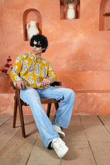 Authentic Hand Block Printed Pure Cotton Short Kurta for Men