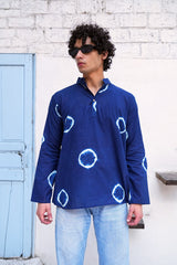 Premium Full Sleeve Cotton Short Kurta | Handcrafted Block Print