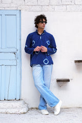 Premium Full Sleeve Cotton Short Kurta | Handcrafted Block Print