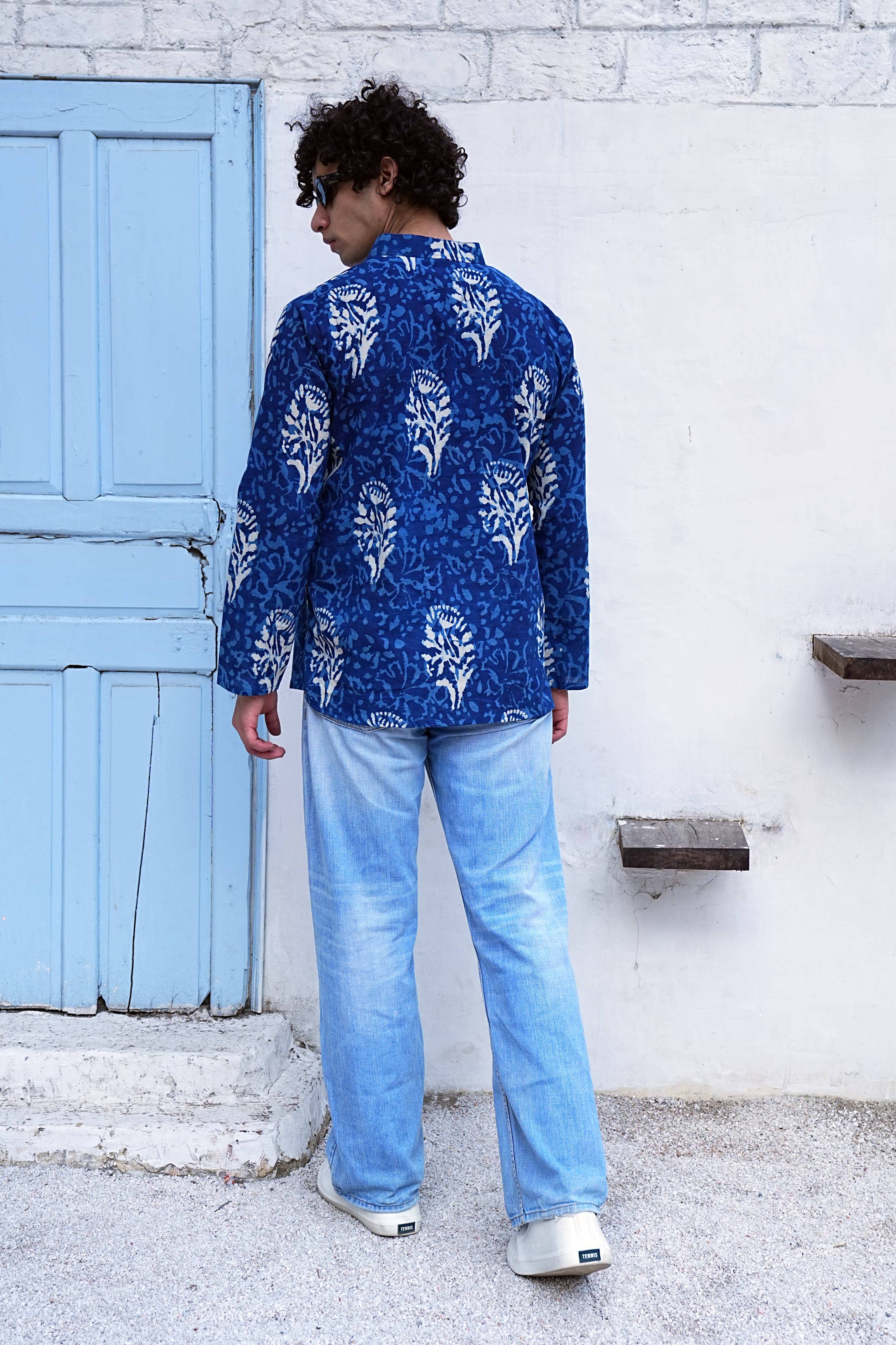 Breathable Pure Cotton Hand Block Print Short Kurta
