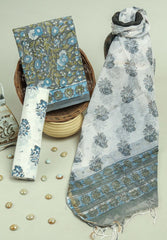 Cotton Suit With Kota Dupatta – Beautiful Handcrafted Suit Set
