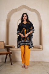 Women's Cotton Kaftan  Lounge Co-Ord Set | Jaipur Hand Block Print