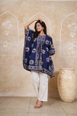 Women's Premium Hand Block Printed Kaftan Co-Ord Set