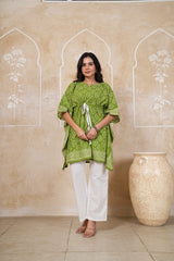 Women's Pure Cotton Kaftan Co-Ord Set | Jaipur Collection