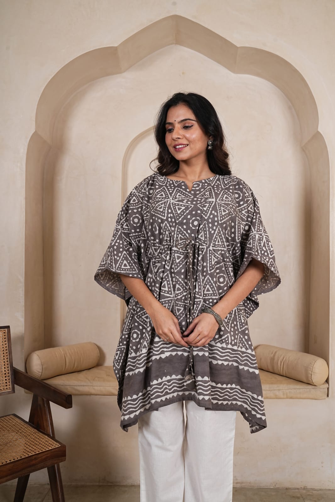 Women's Co-Ord Set | Jaipur Hand Block Printed Cotton Kaftan