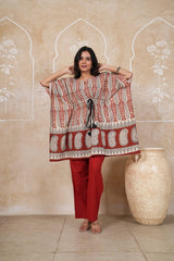 Women's Summer Co-Ord Set | Pure Cotton Kaftan Style