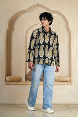Traditional Hand Block Printed Men's Short Kurta | Premium Cotton
