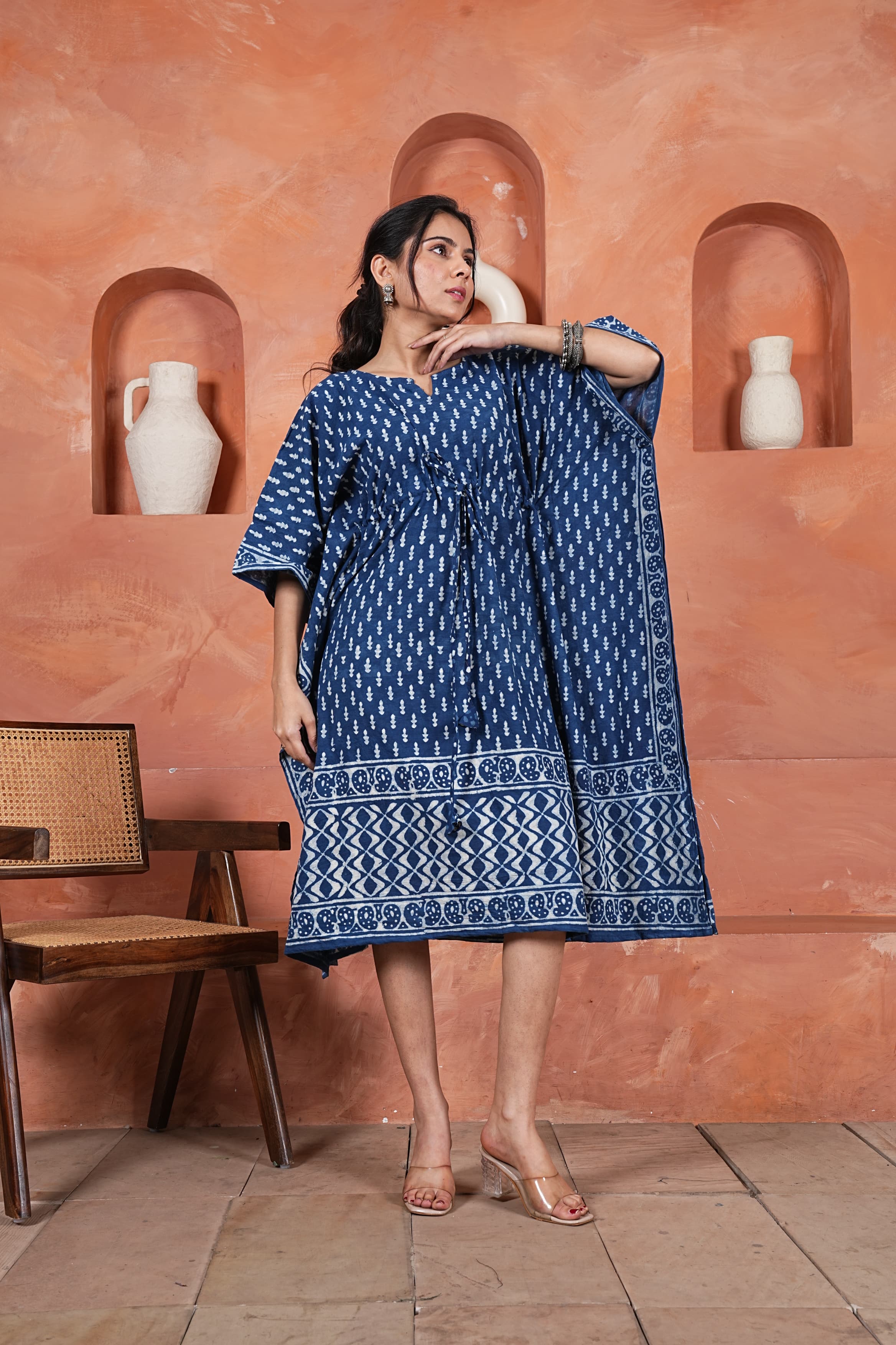 Women's Kaftan | Premium Summer Cotton Free Size Kaftan