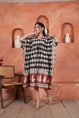 Women's Kaftan | Premium Pure Cotton Hand Block Printed Kaftan