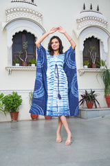 Women's Kaftan | Luxury Hand Block Printed Kaftan