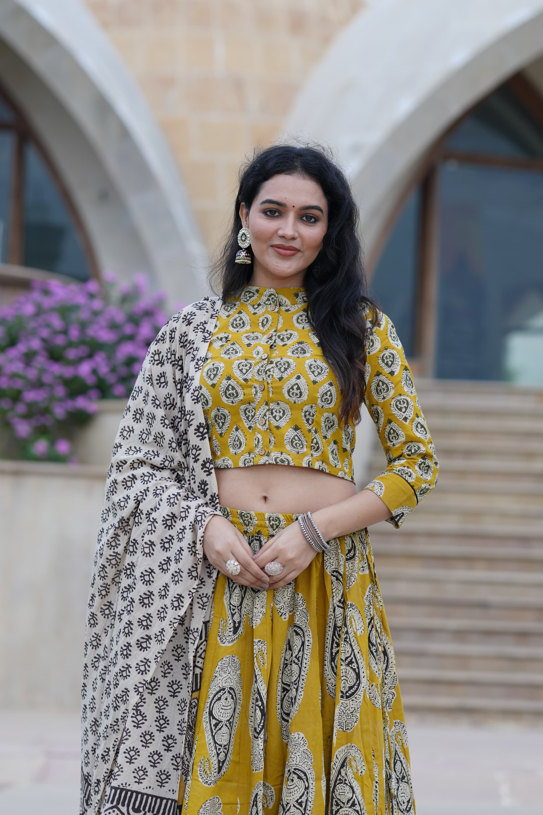 Designer Bagru Print Cotton Lehenga Choli | Ethnic Wear