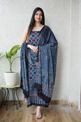 Ajrakh Modal Suit Set | Traditional Ethnic Wear