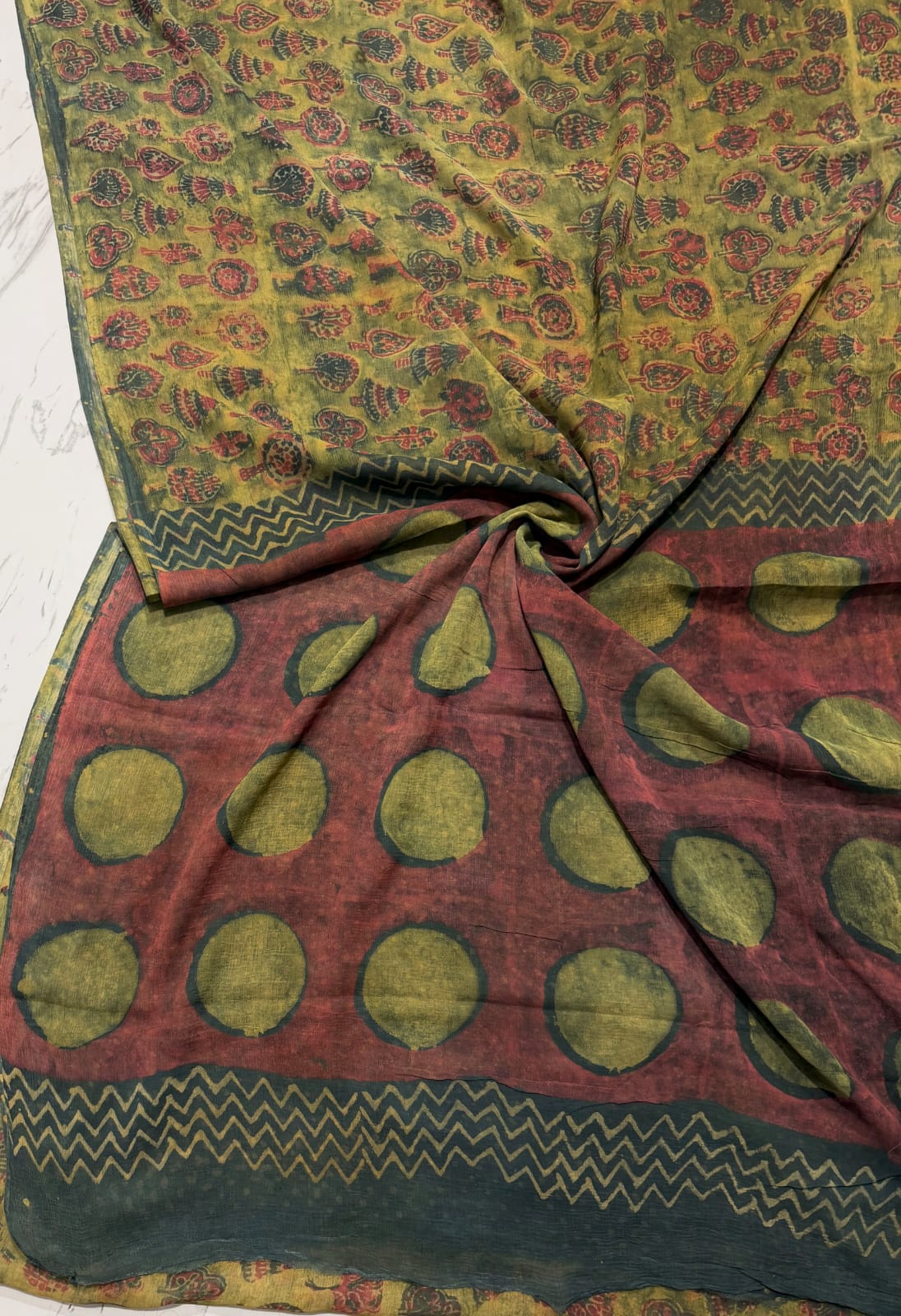 Double Diamond Chiffon Saree – Lightweight Luxury Saree for Every Occasion