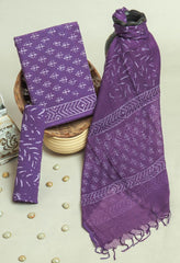 Cotton Suit With Kota Dupatta – Premium Ethnic Hand Block Collection