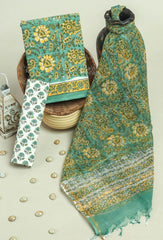 Cotton Suit With Kota Dupatta – Classic Ethnic Hand Block Collection