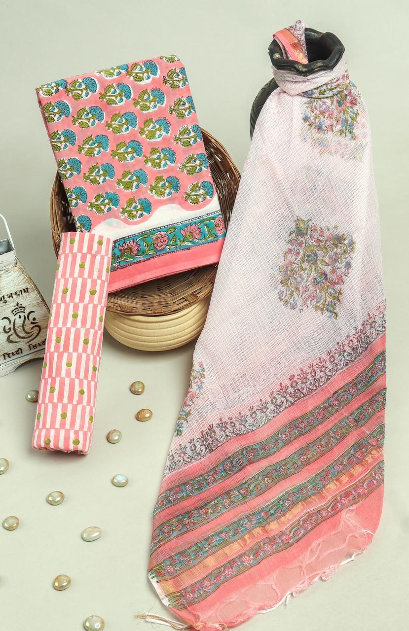 Cotton Suit With Kota Dupatta – Timeless Ethnic Cotton Ensemble