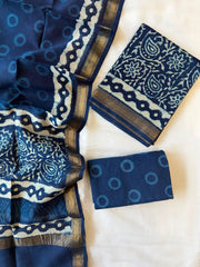 Maheshwari Suit | Elegant Hand Block Printed Ethnic Suit