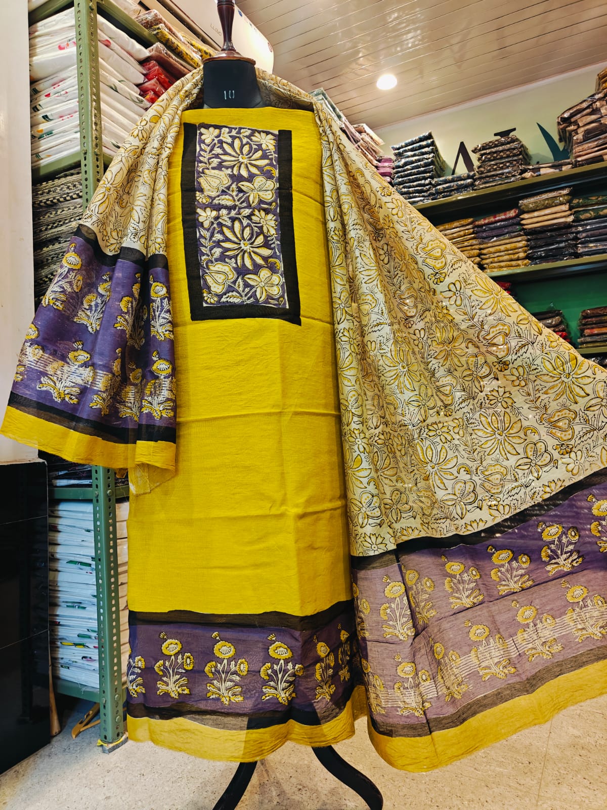 Maheshwari Suit – Elegant Printed Silk Collection