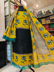 Maheshwari Suit – Pomegranate Peel Dyed Print