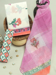 Cotton Suit With Kota Dupatta – Elegant Artisan Printed Collection