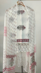 Elegant Cotton Suit with Dupatta