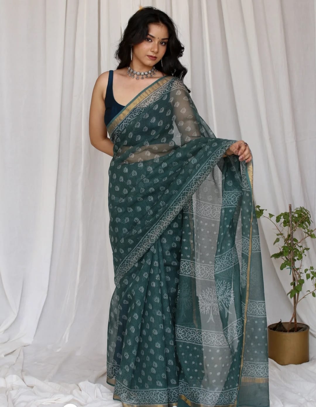 Pure Kota Doria Saree